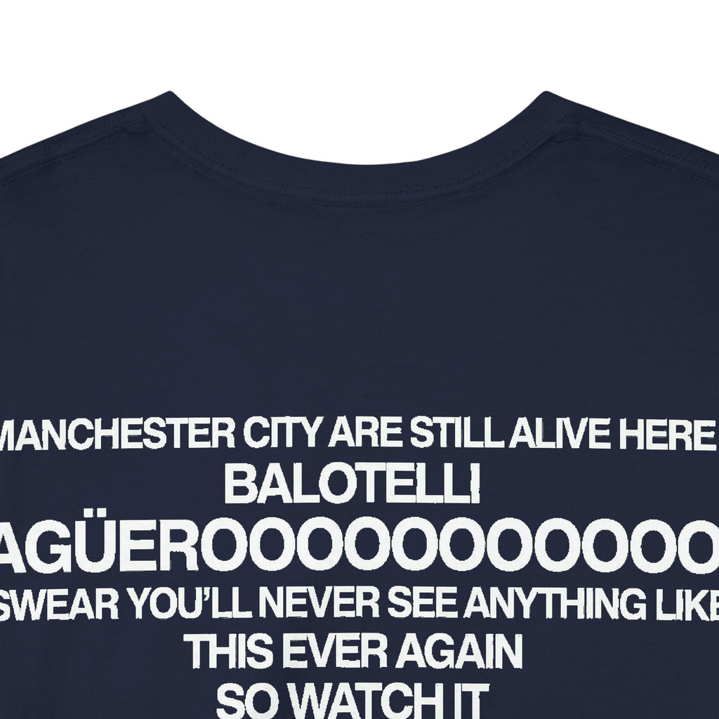 Agüerooo! 93:20 Goal Celebration Cotton T-Shirt