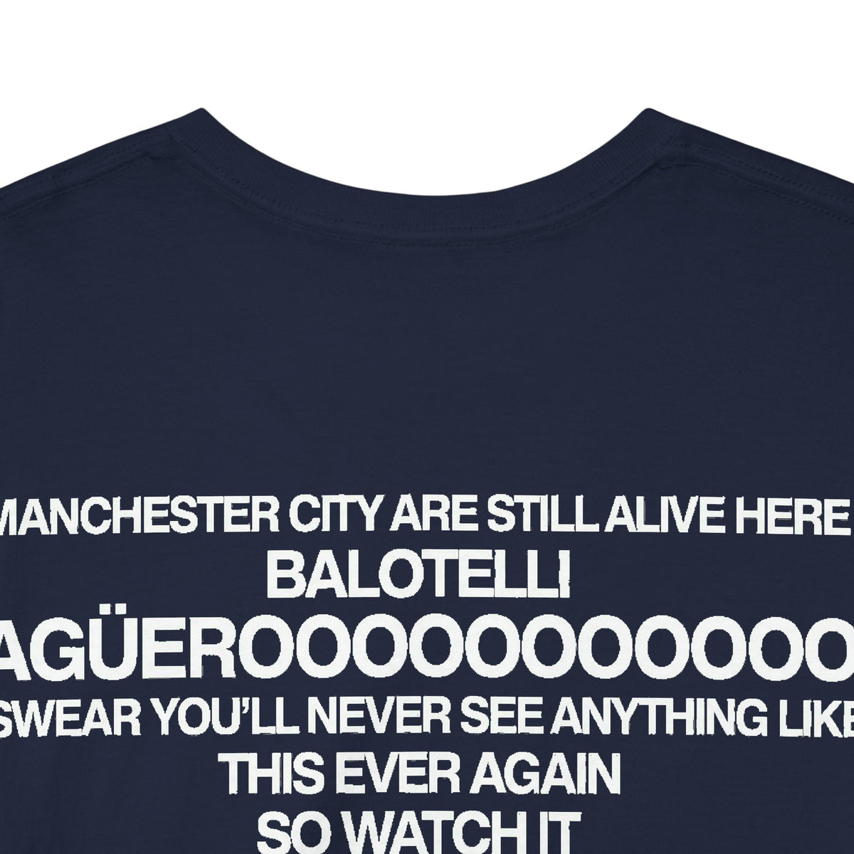 Agüerooo! 93:20 Goal Celebration Cotton T-Shirt