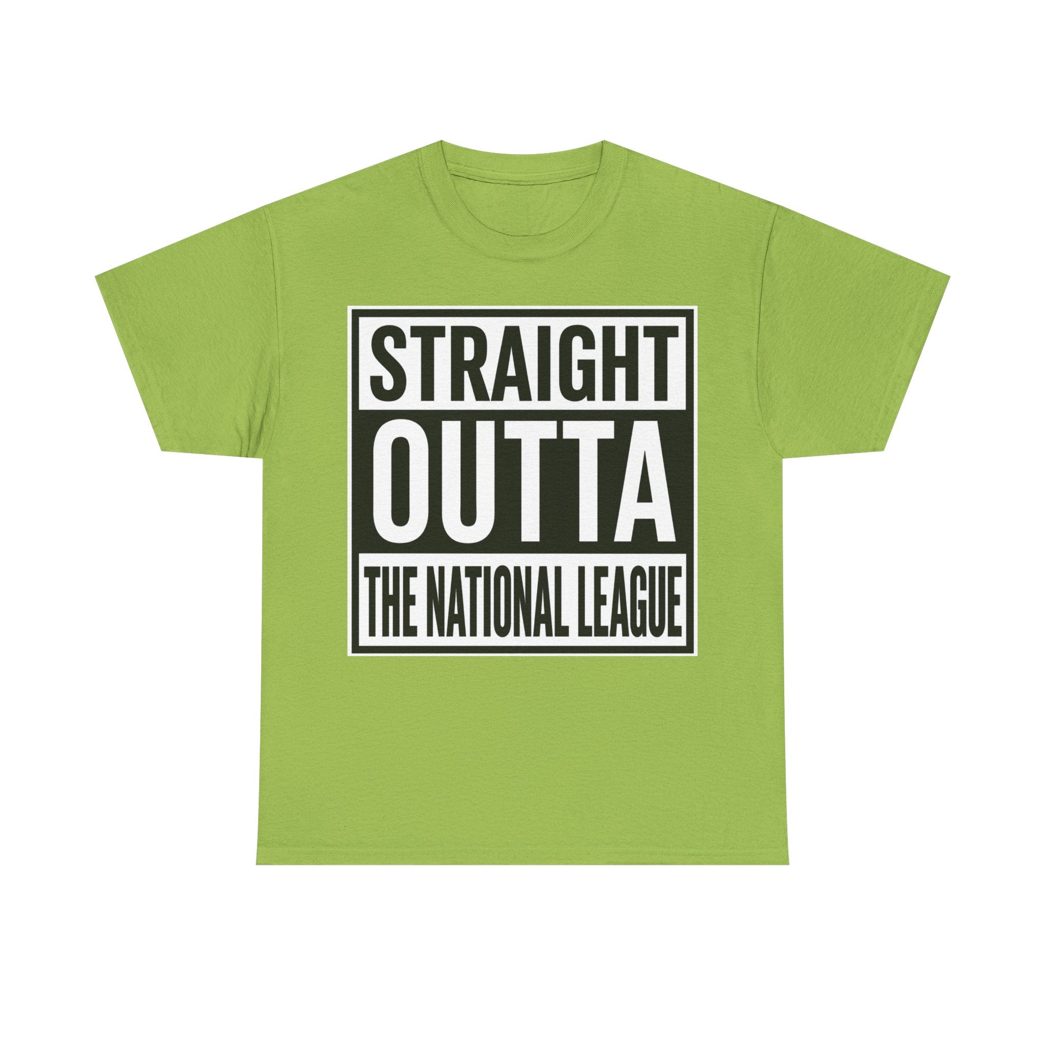 Straight Outta The National League T-Shirt – Football Fan Graphic Tee