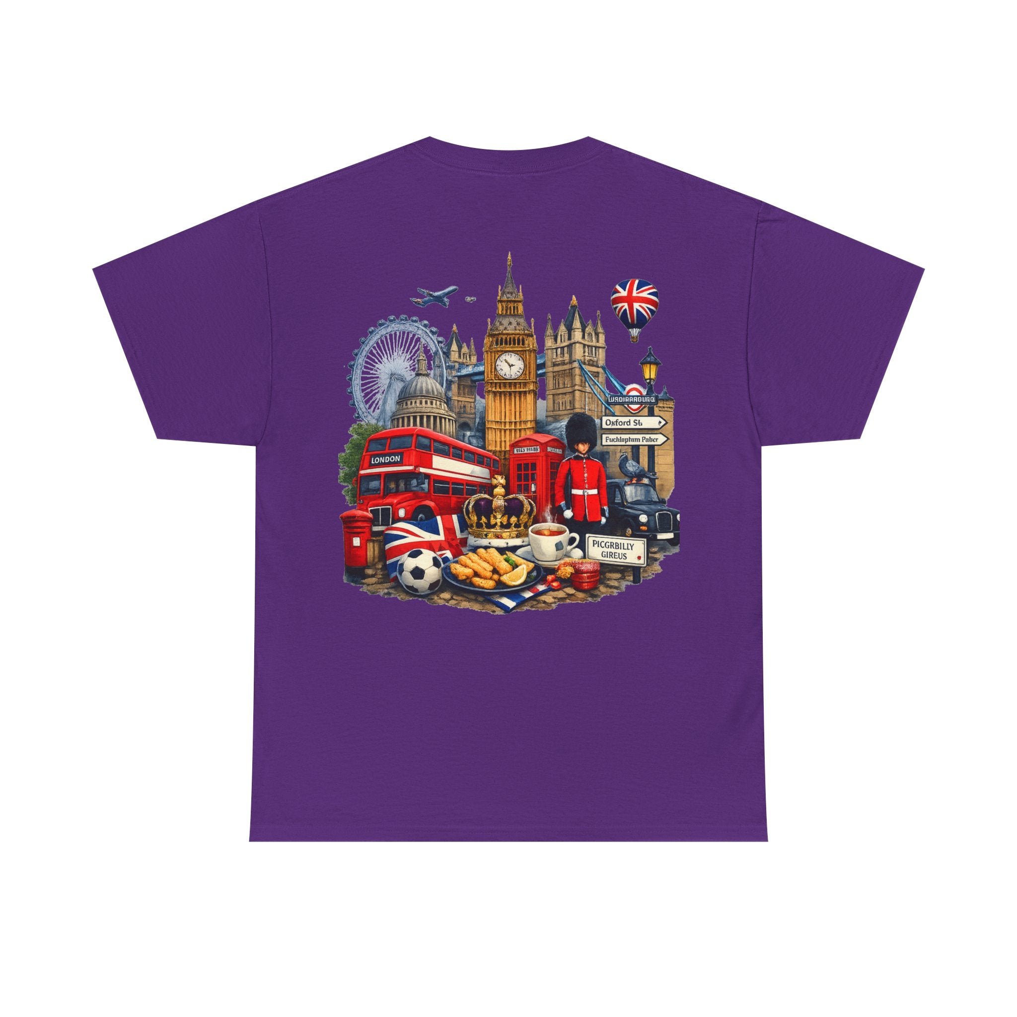 London Landmarks T‑Shirt — British Icons Collage Tee