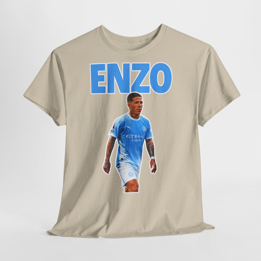 Enzo Fernandez Manchester City Inspired Cotton T-Shirt