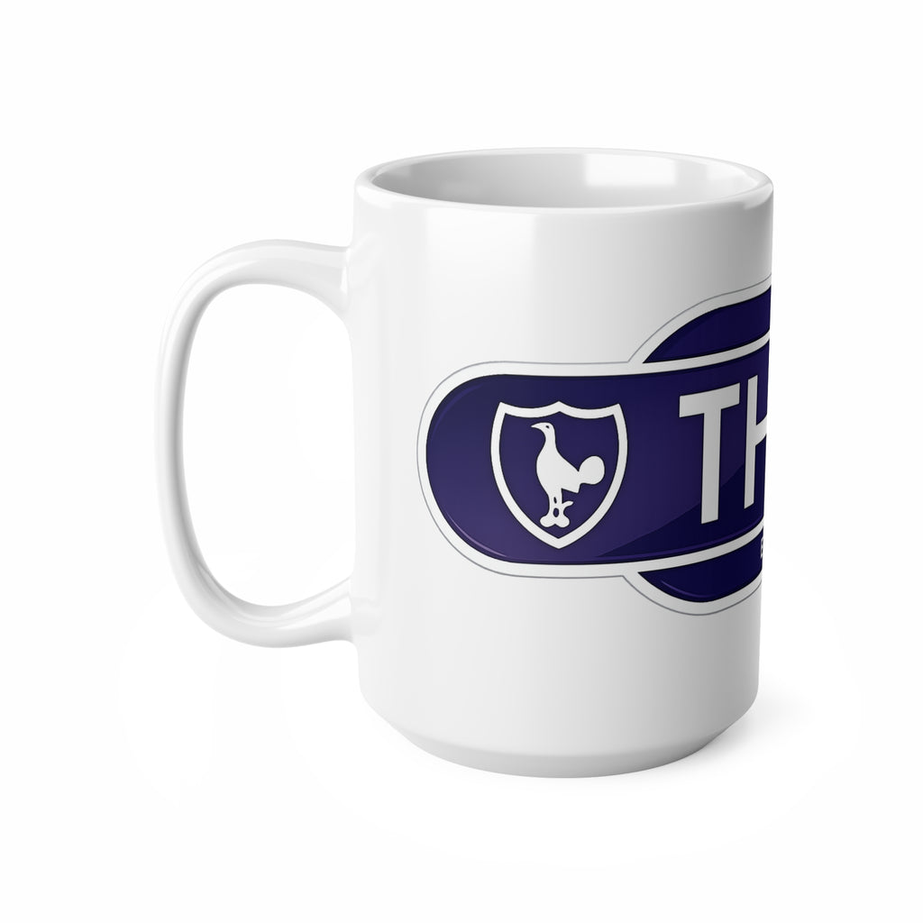 THFC Tottenham Hotspur Railway Sign Coffee Mug — Tottenham Hotspur Fan Mug (11oz & 15oz)
