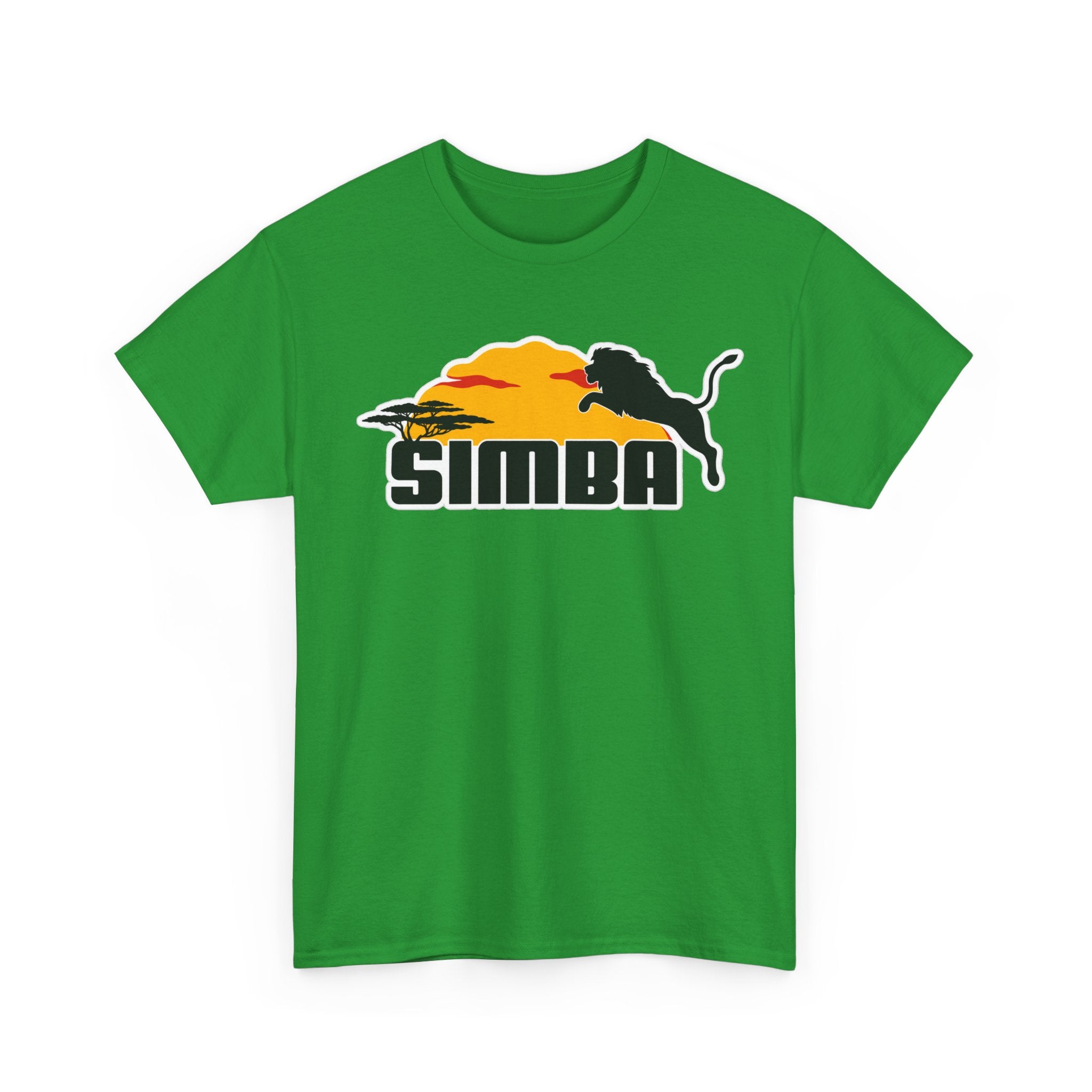 Simba Sunset Graphic Tee — Lion Silhouette Safari T-Shirt