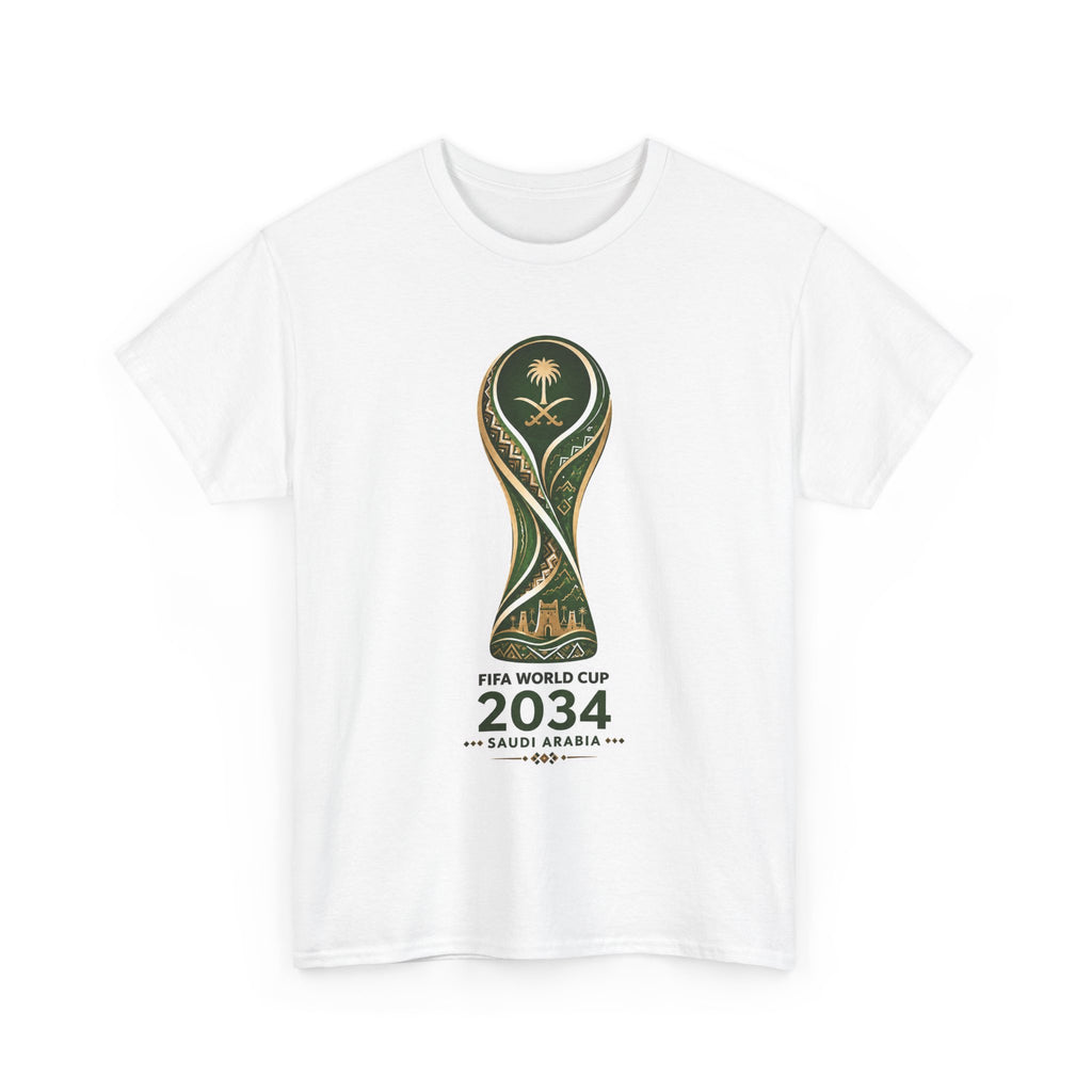 2034 FIFA World Cup Qatar 2034 Trophy Cotton T‑Shirt