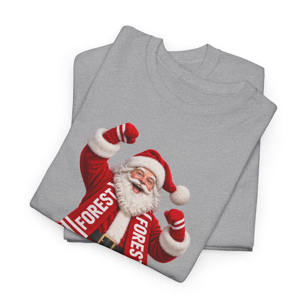 Nottingham Forest Santa Claus Dancing T‑Shirt — Vintage Christmas Holiday Tee