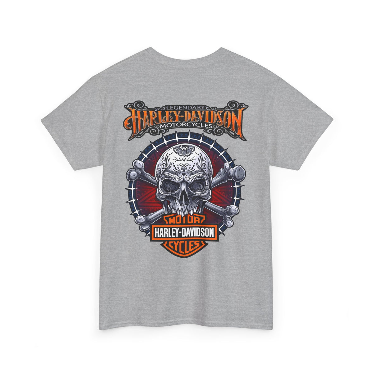 Harley-Davidson Skull Logo Cotton T‑Shirt