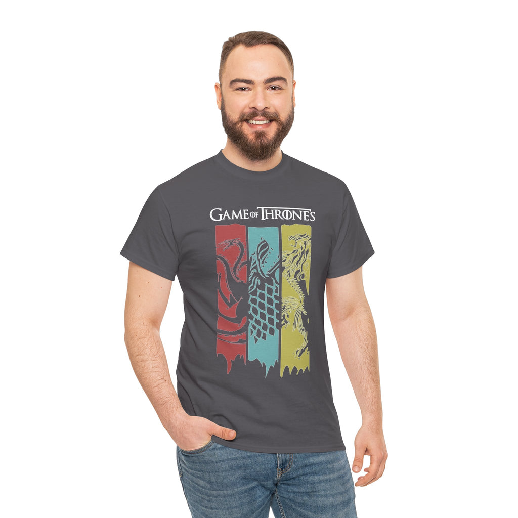 Game of Thrones House Sigils T-Shirt — Stark Lannister Tully Banner Tee