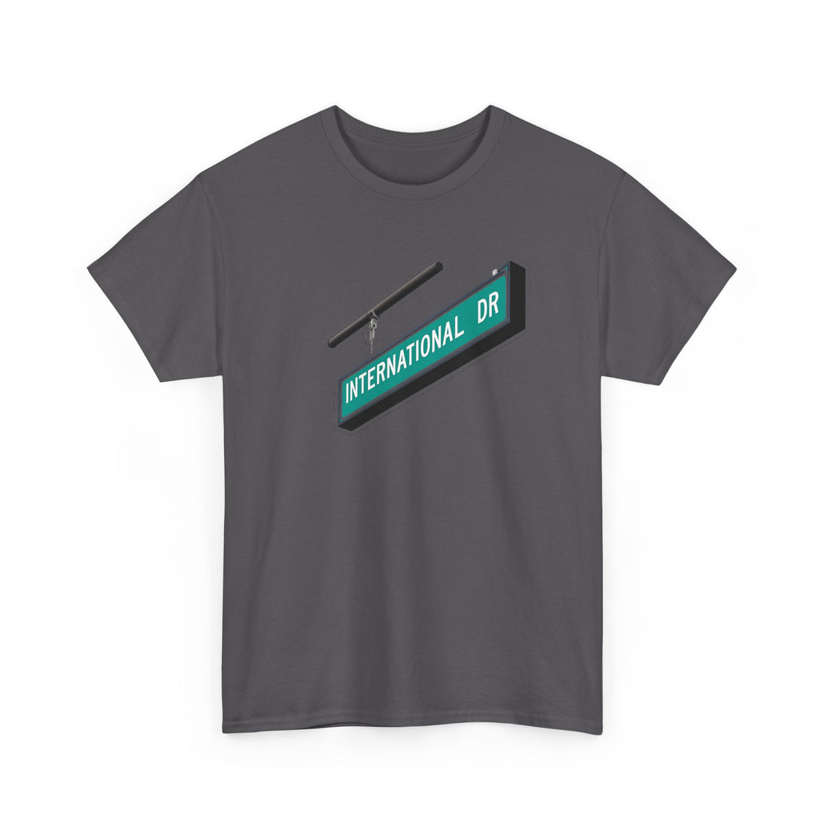 International Dr Street Sign Cotton T-Shirt
