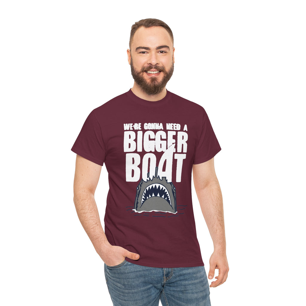 Bigger Boat Shark T-Shirt – 'We're Gonna Need a Bigger Boat' Graphic Tee