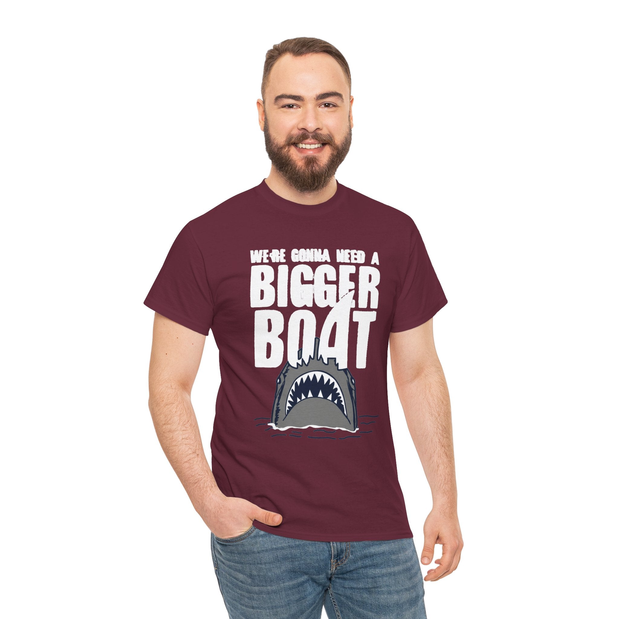 Bigger Boat Shark T-Shirt – 'We're Gonna Need a Bigger Boat' Graphic Tee