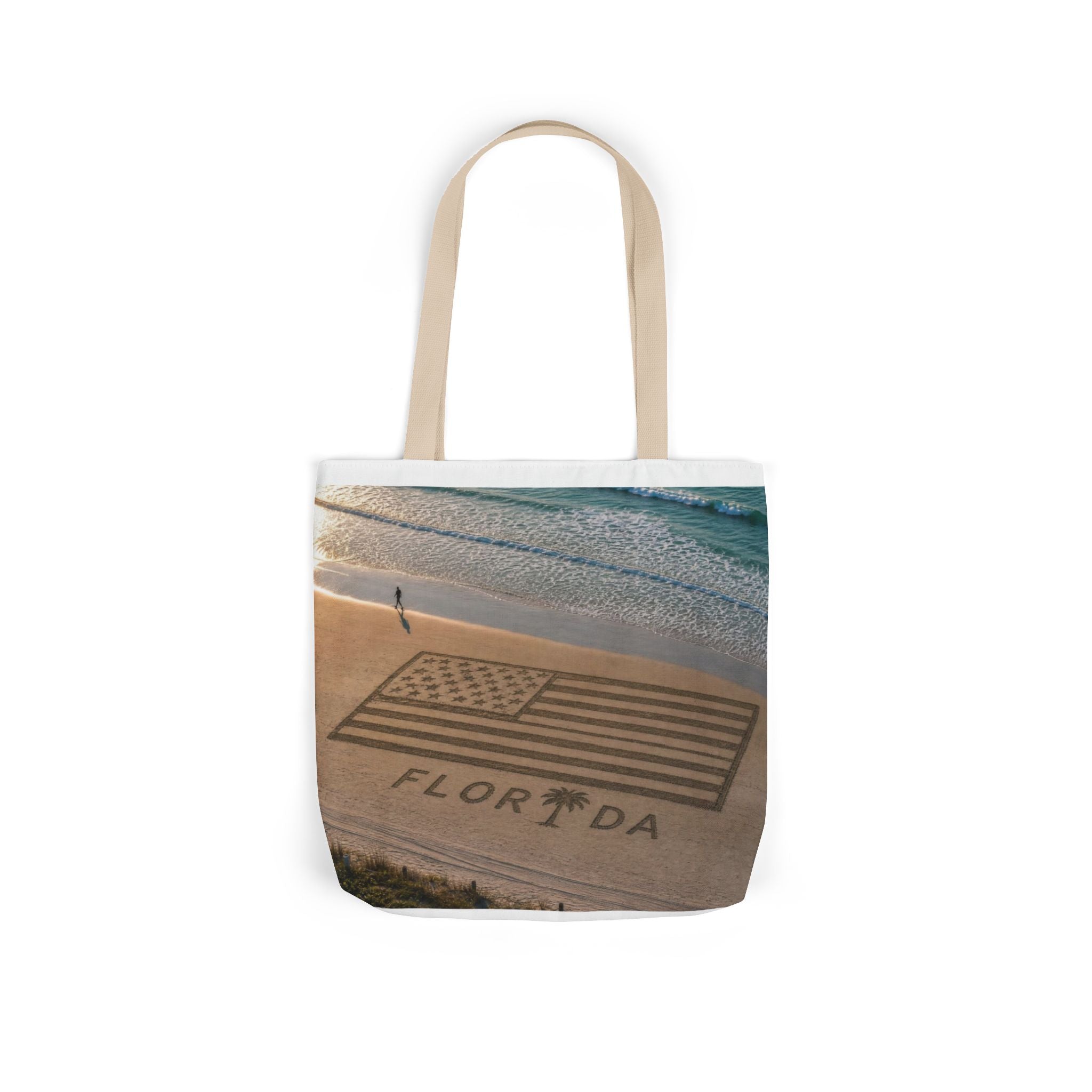 Florida Canvas Tote Bag, 5-Color Straps