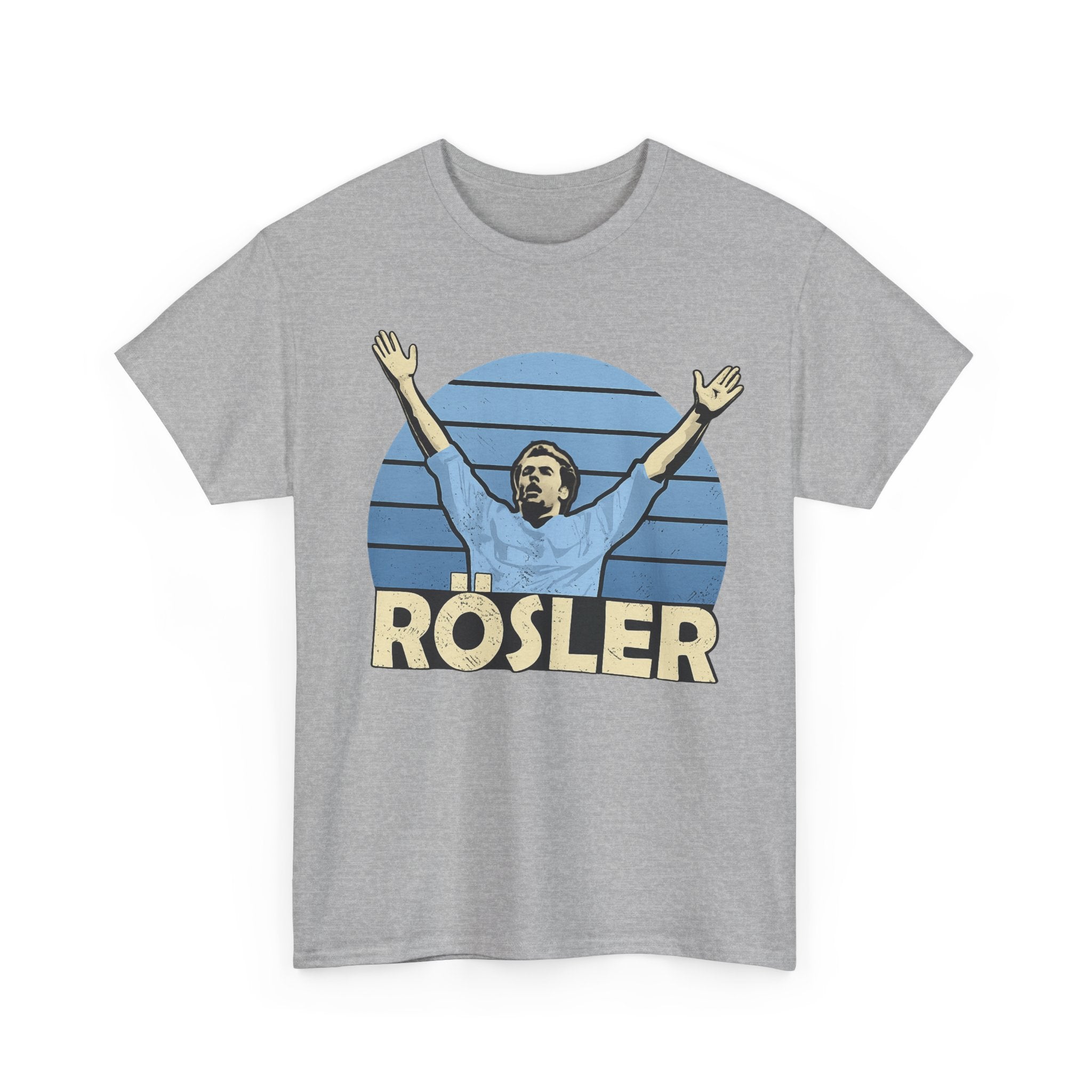 Retro 'Rösler' Graphic Tee - Vintage Soccer Fan Shirt