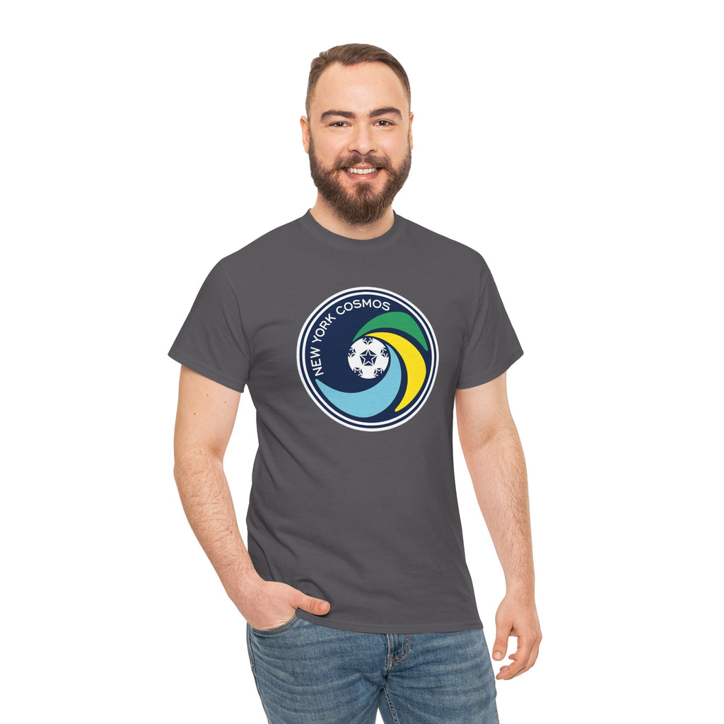 New York Cosmos Retro Logo Cotton T‑Shirt — Vintage Soccer Tee