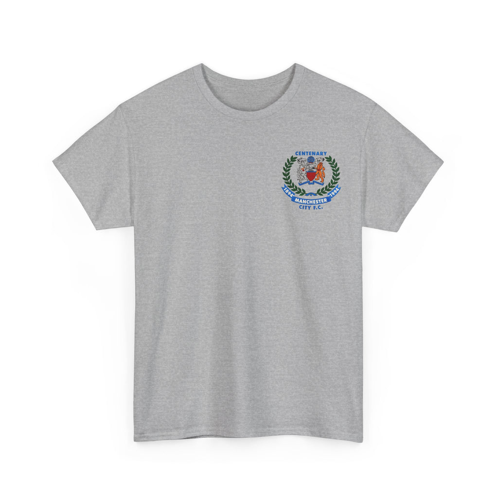 Manchester City F.C. Centenary Crest Tee — 1894–1994 Football Club Shirt