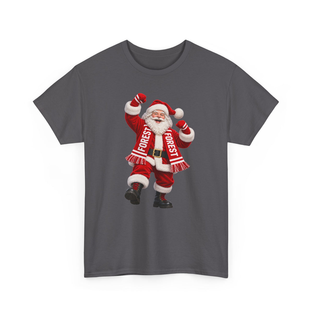 Nottingham Forest Santa Claus Dancing T‑Shirt — Vintage Christmas Holiday Tee