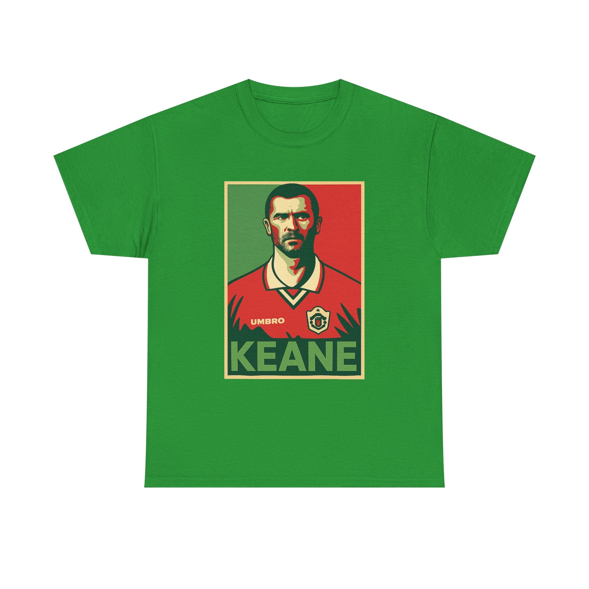 Keane Football Poster Tee — Retro Soccer Jersey Graphic T-Shirt
