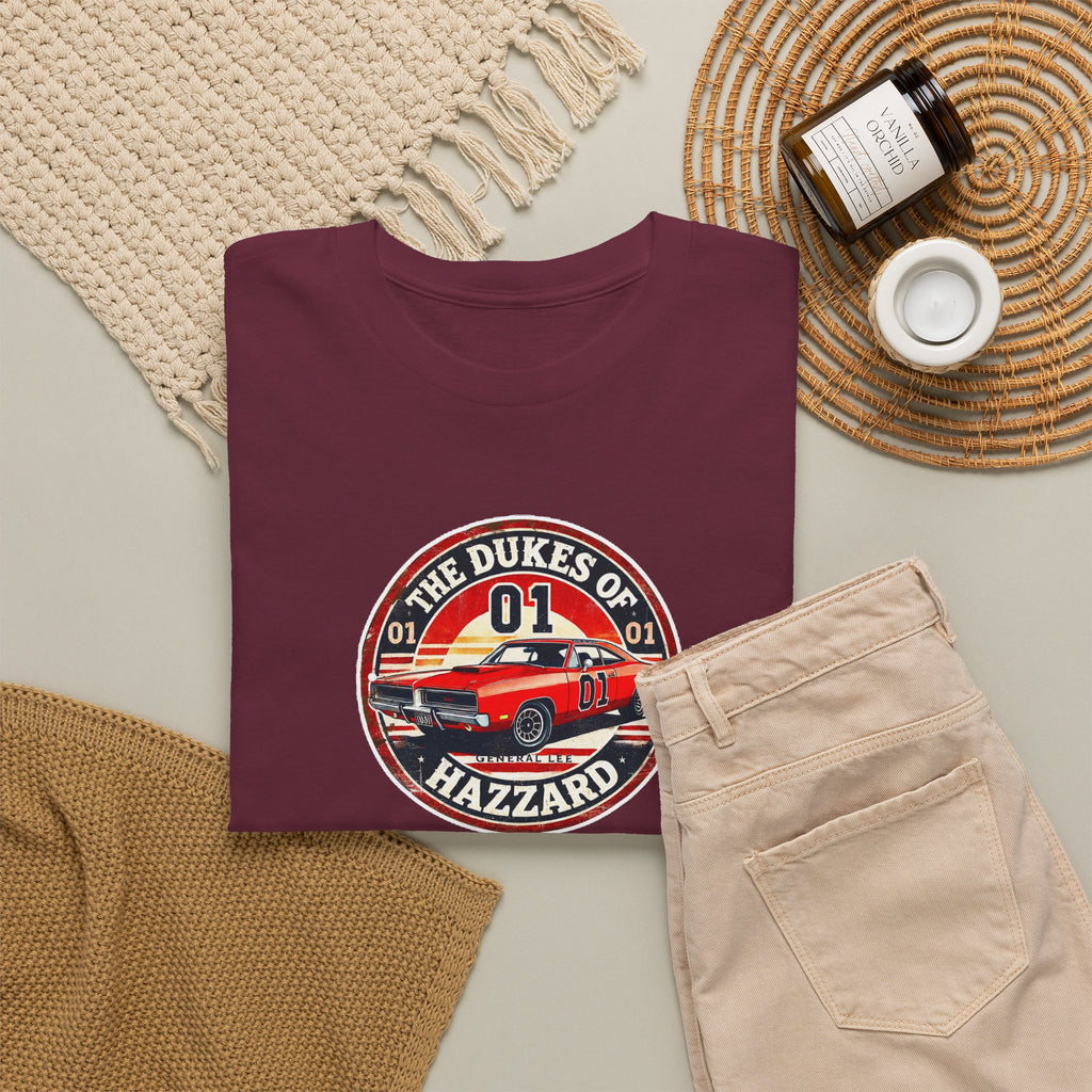 Dukes of Hazzard '01' Car Logo Cotton T-Shirt