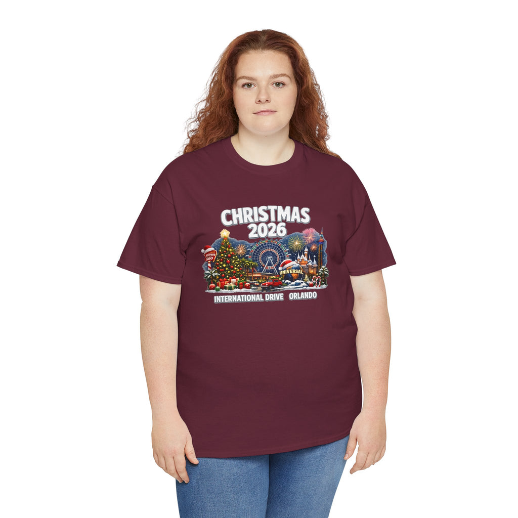 Christmas 2026 Orlando T-Shirt — International Drive Holiday Souvenir