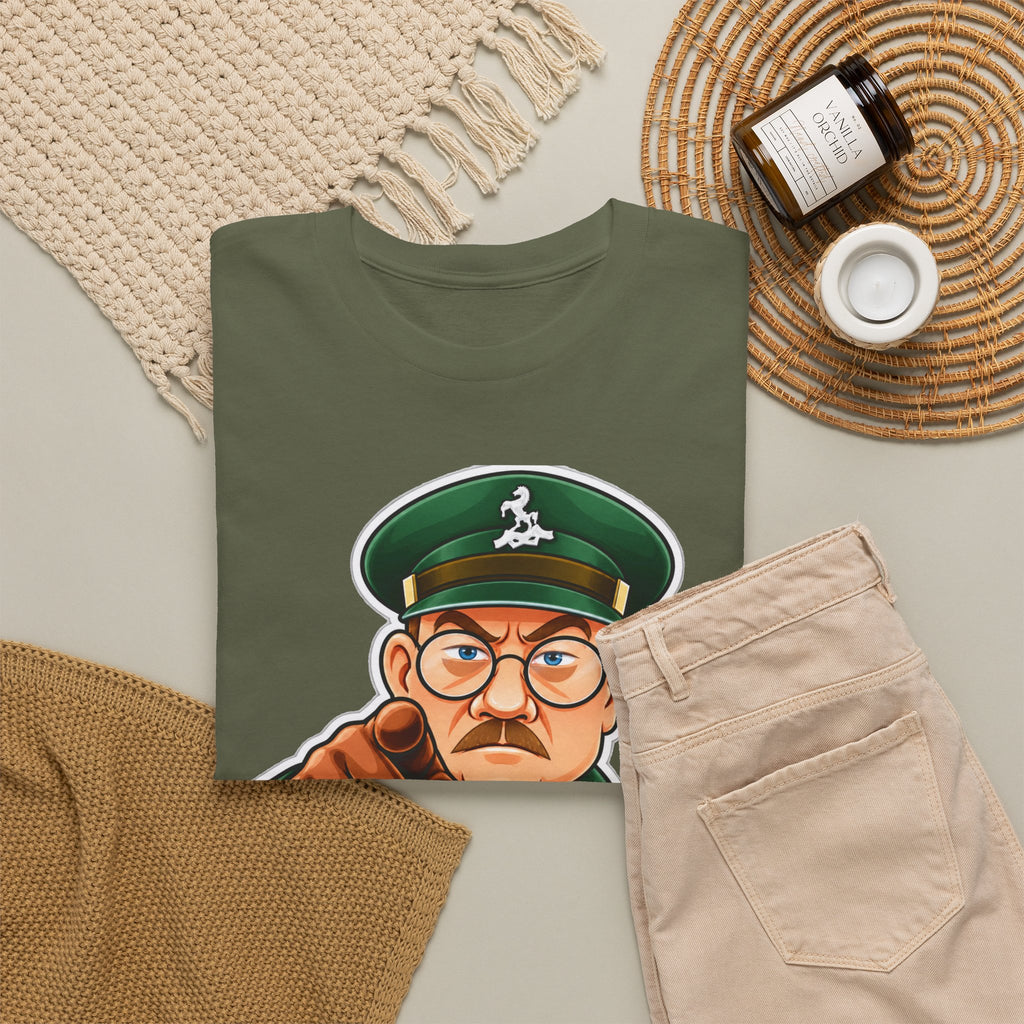 Don’t Tell Him Pike T-Shirt — Vintage Military Sergeant Pointing Graphic Tee
