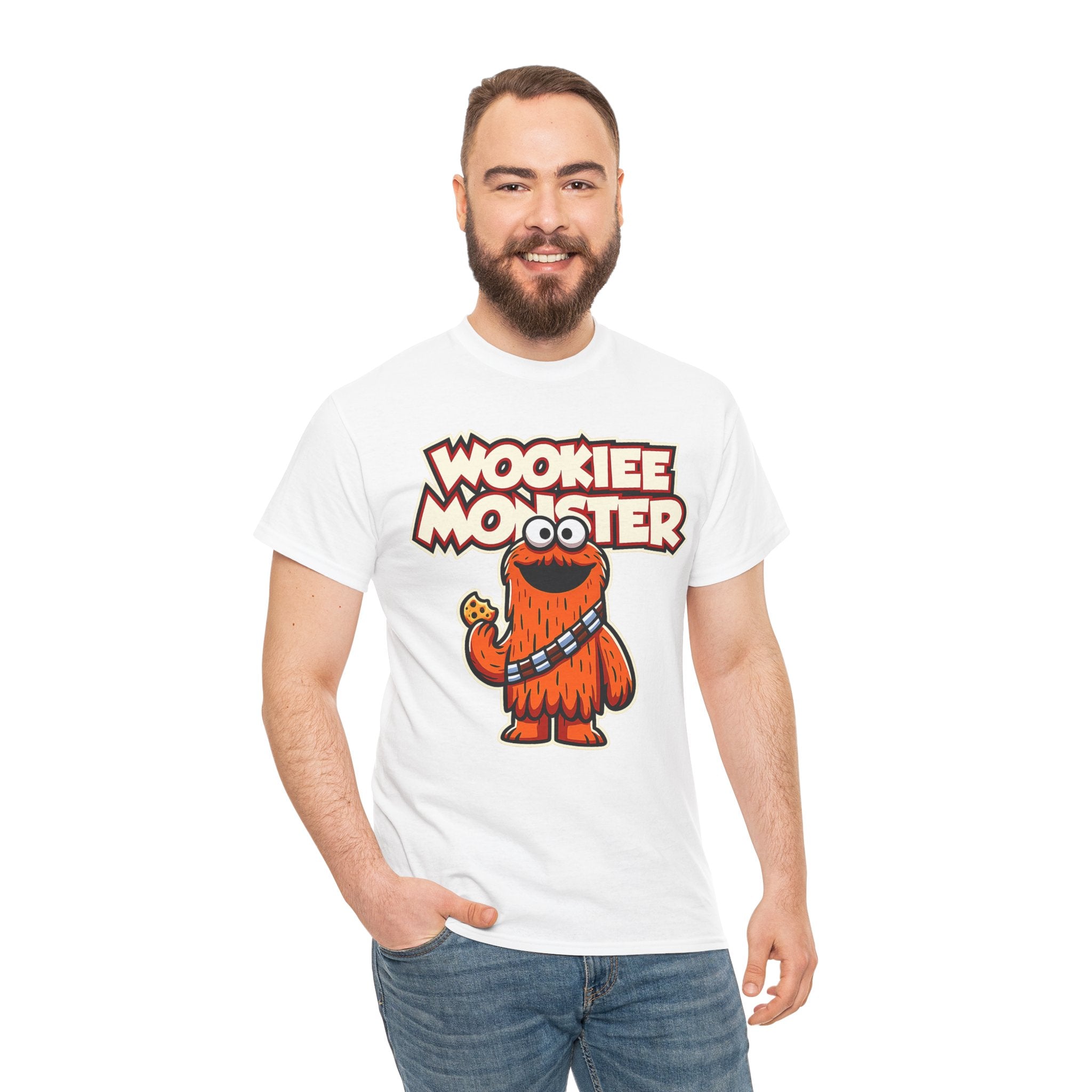 Wookiee Monster Tee - Funny Retro Sci‑Fi Cartoon Shirt