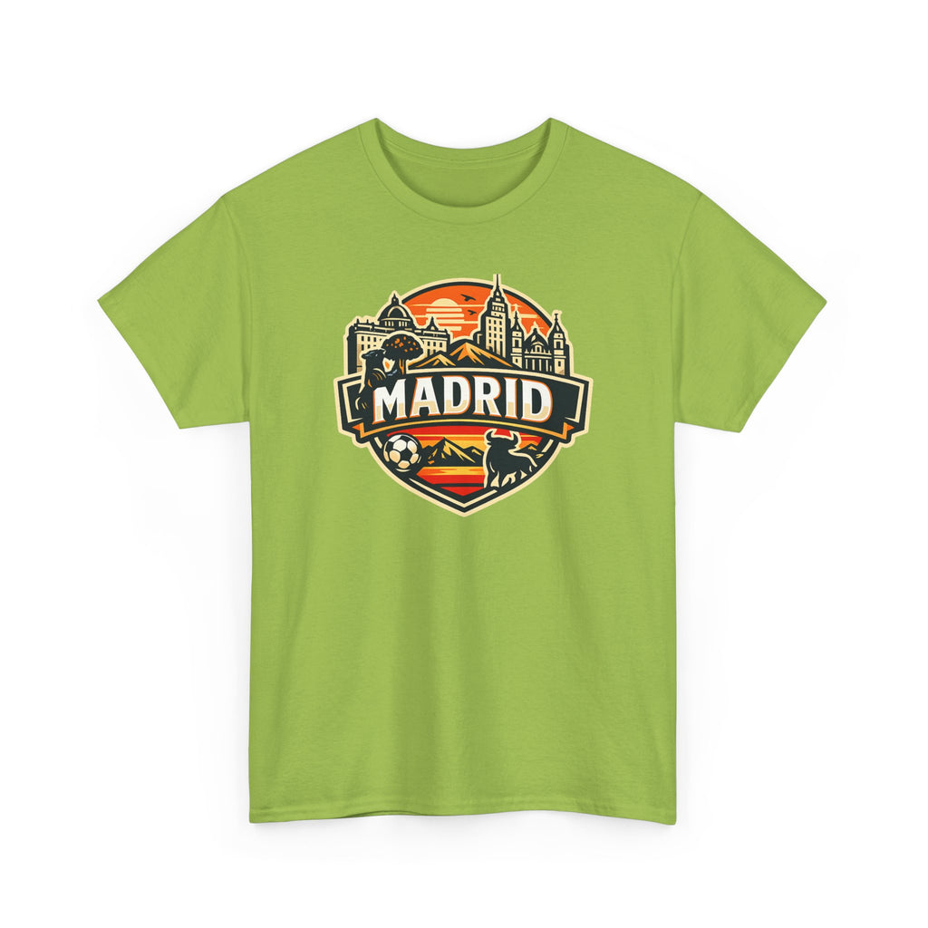 Madrid Skyline Soccer Crest T-Shirt