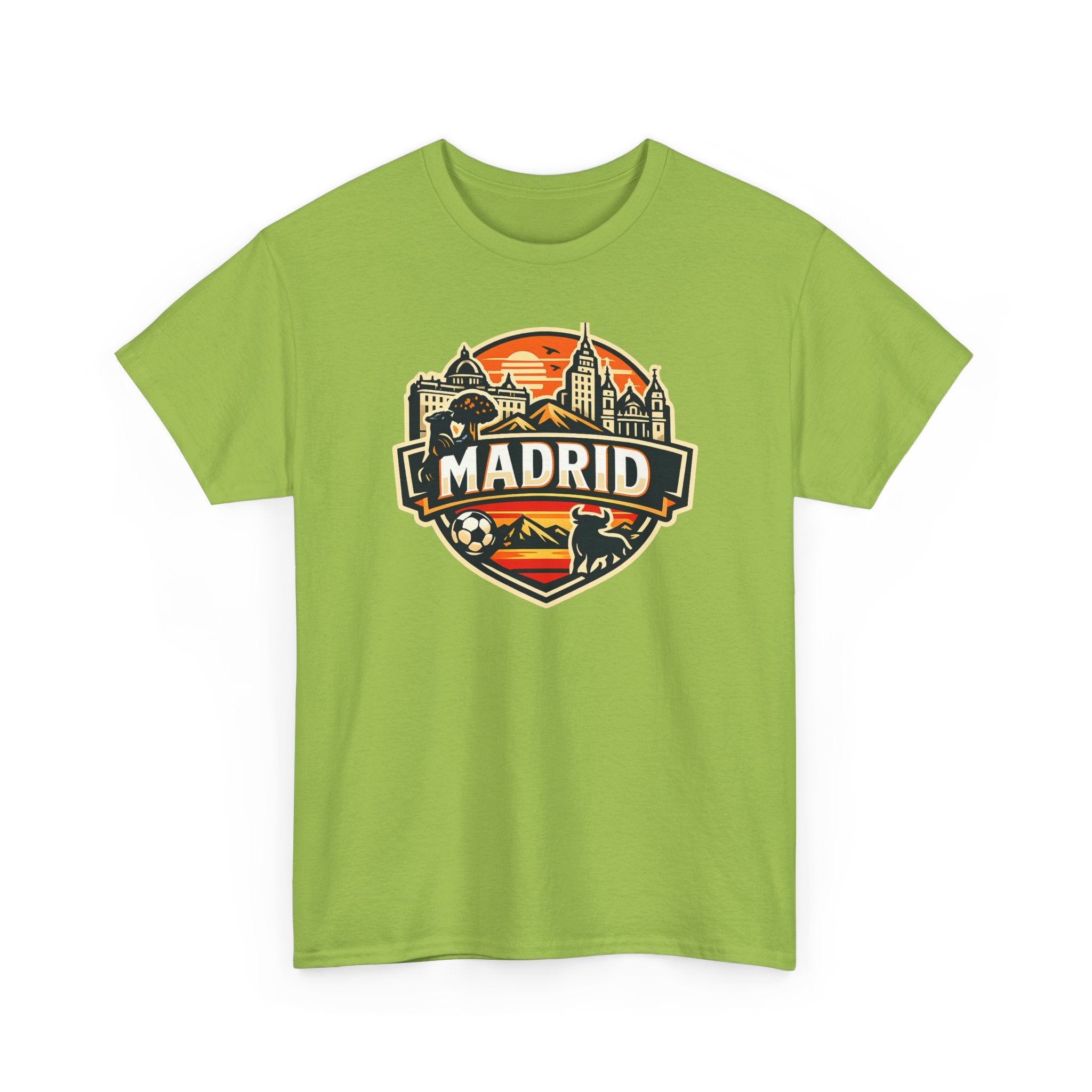 Madrid Skyline Soccer Crest T-Shirt
