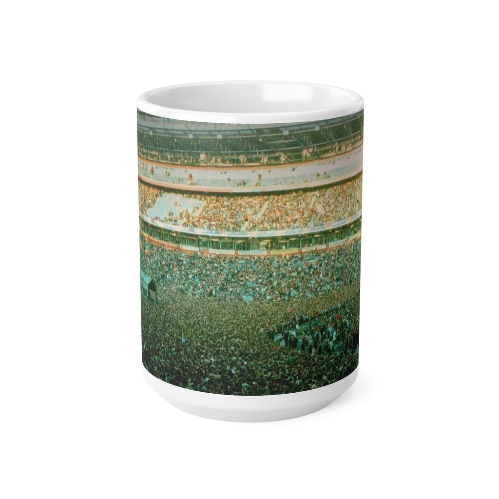 Oasis at Maine Road Stadium Concert Crowd Photo Mug — Vintage Live Music Coffee Cup (11oz & 15oz)
