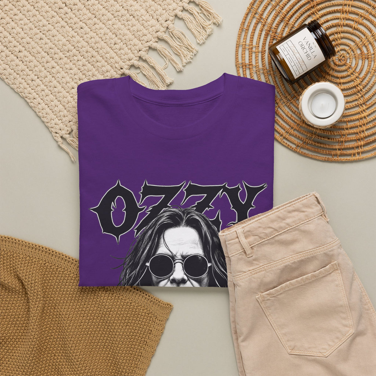 Rock Legend Graphic Tee — "Ozzy" Memorial 1948–2025