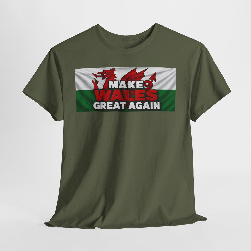Wales Pride T-Shirt — 'Make Wales Great Again' Welsh Dragon Tee