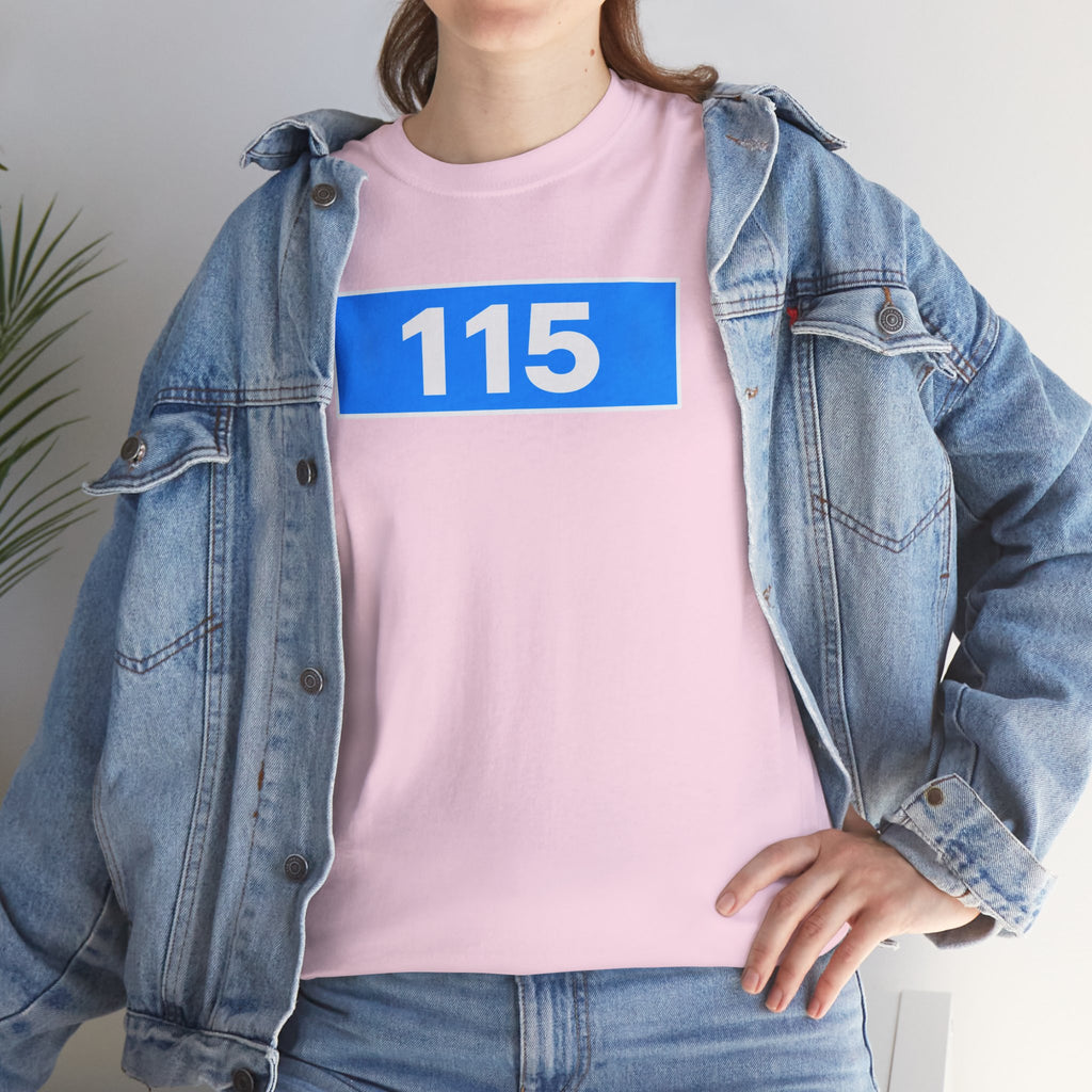 Manchester City 115 Inspired Minimalist Graphic Cotton T-Shirt