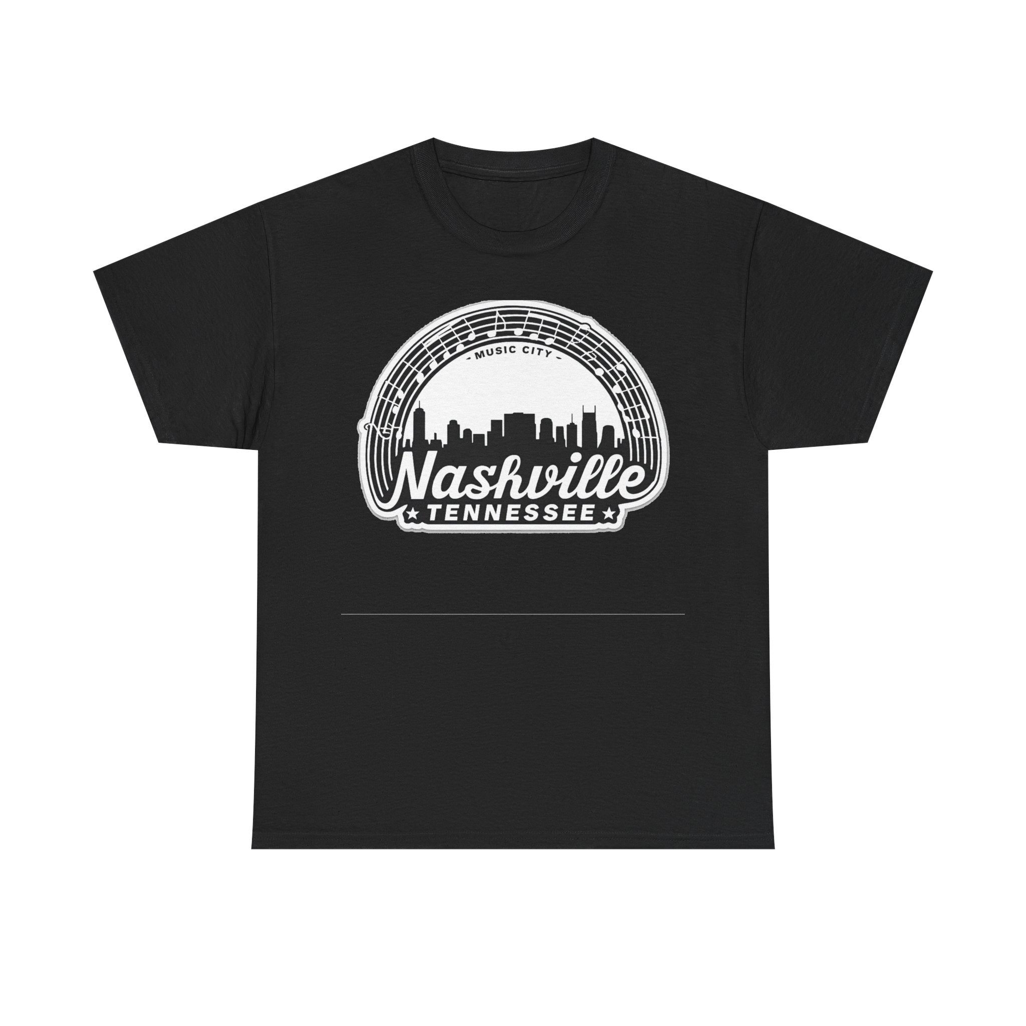 Nashville Tennessee Skyline Tee — Retro Music City Graphic Shirt