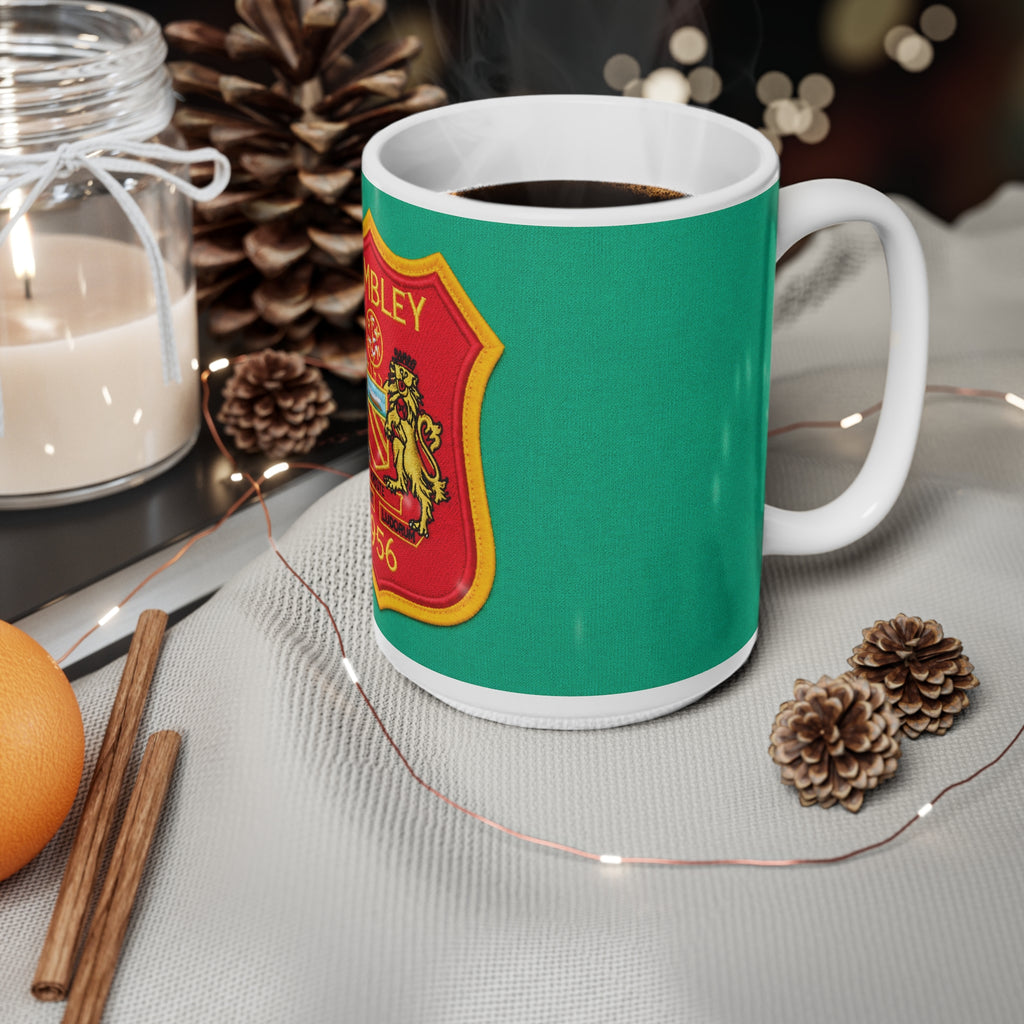 Wembley 1956 Cup Final Crest Ceramic Coffee Mug — 11oz & 15oz