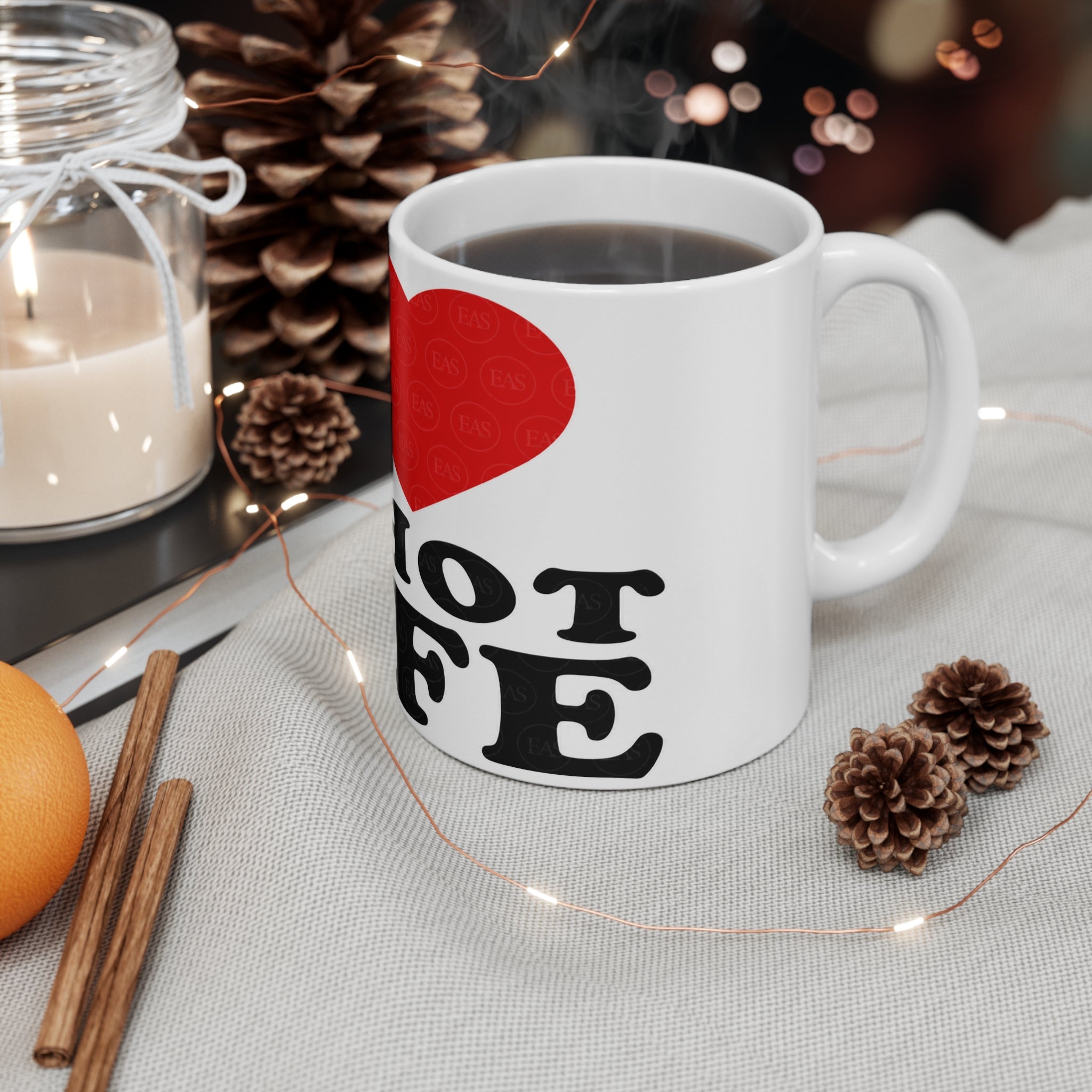 I  My Hot Wifey Ceramic Coffee Mug — 11oz & 15oz Romantic Gift
