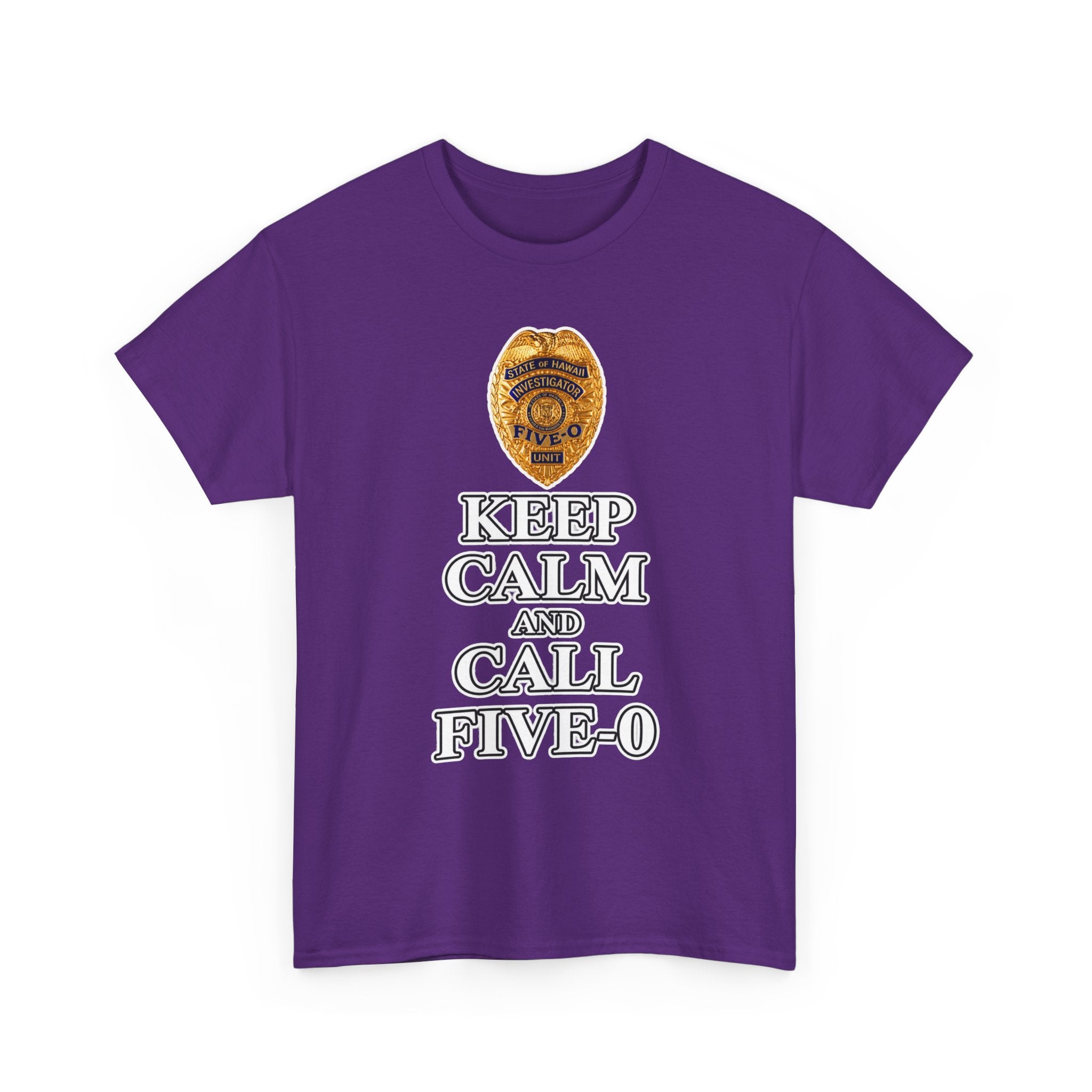 Keep Calm and Call Five-O Cotton T‑Shirt