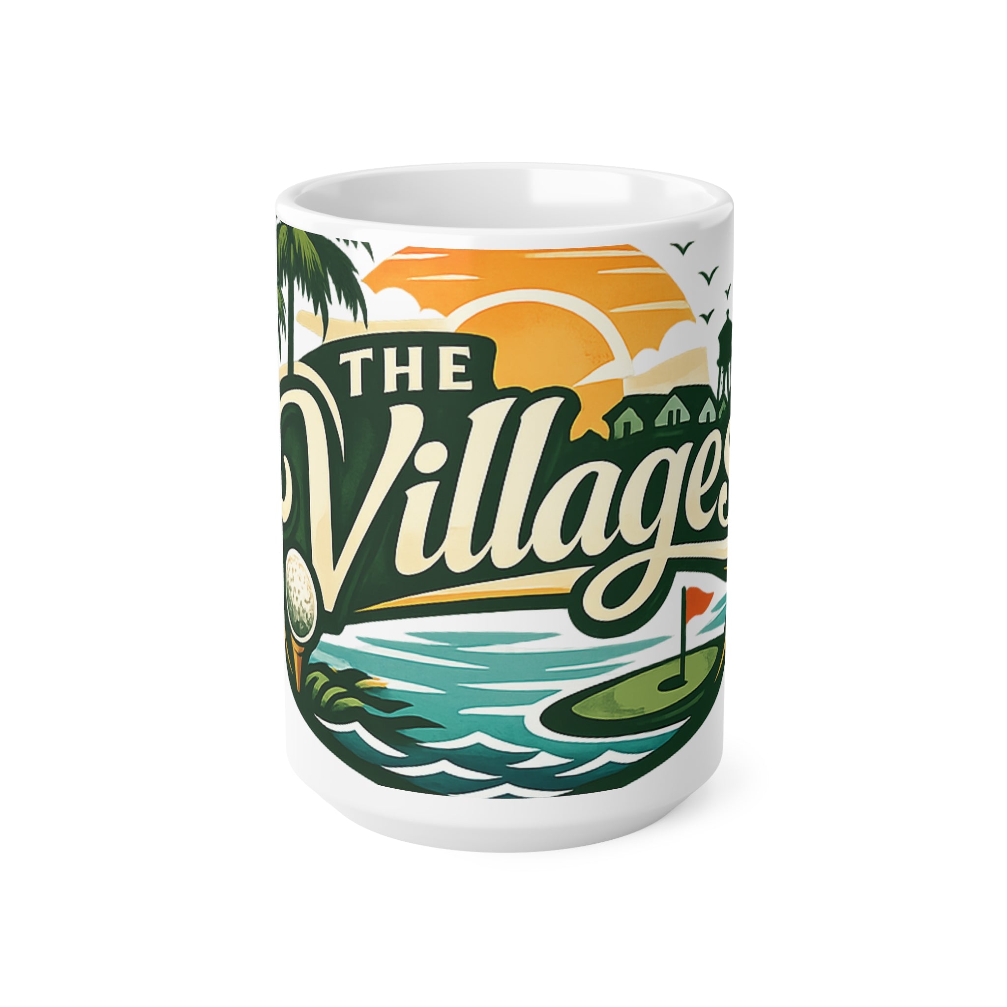The Villages of Florida Ceramic Coffee Cups, 11oz, 15oz