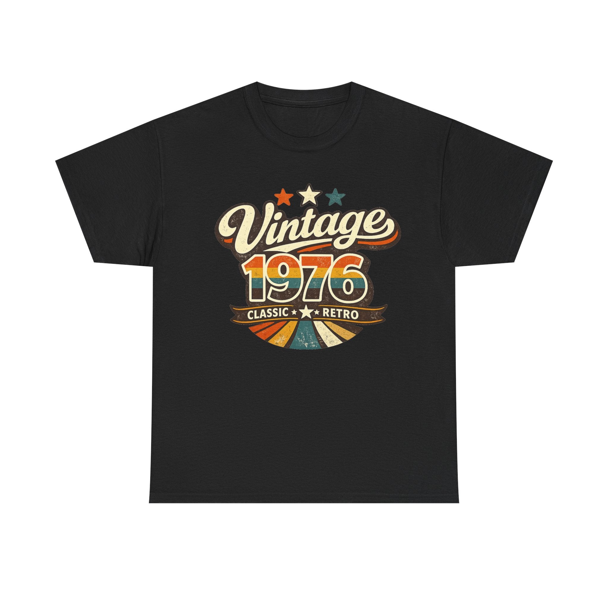 Vintage 1976 Retro Graphic Tee — Classic Birthday or Anniversary Gift