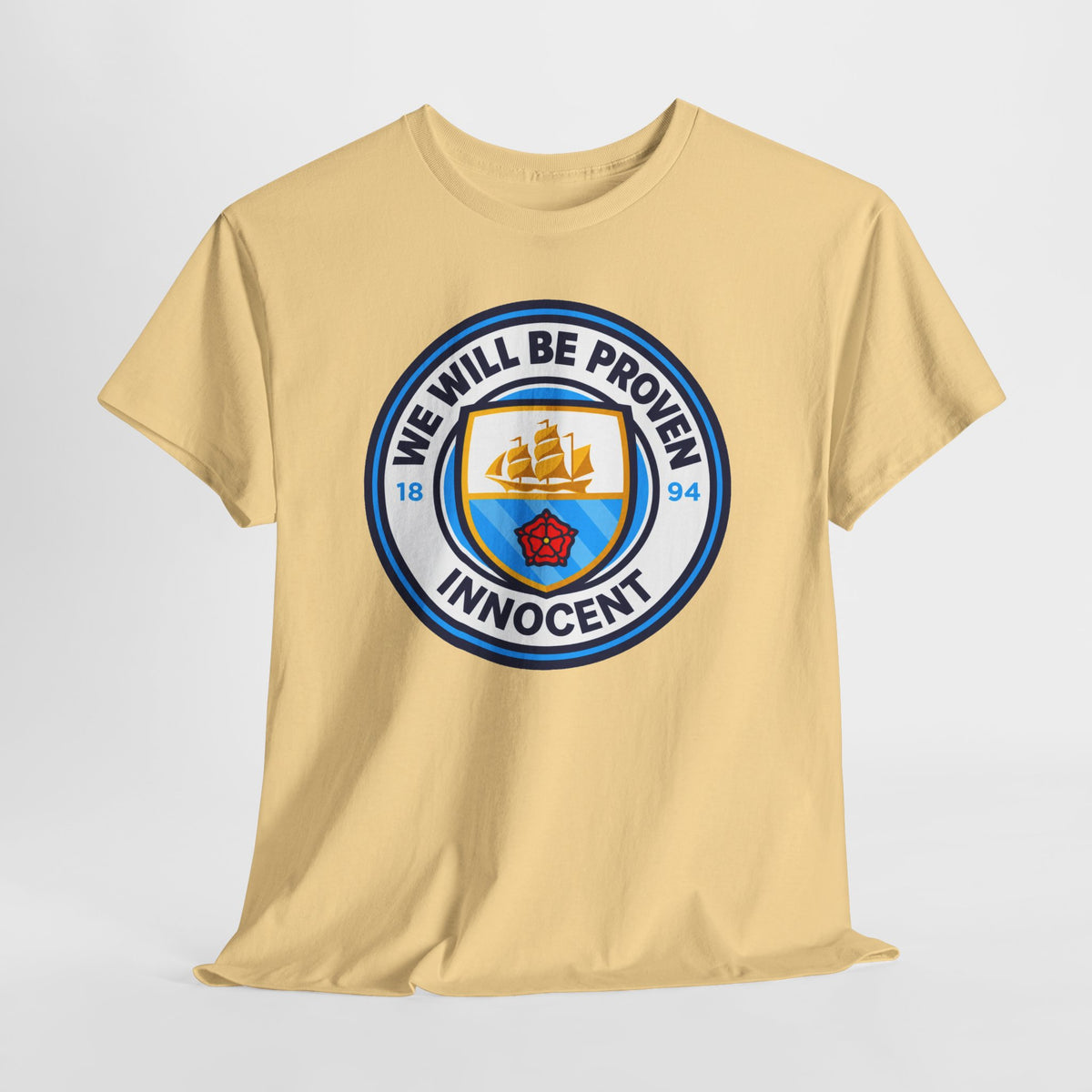 “We Will Be Proven Innocent” Justice Manchester City Cotton T-Shirt