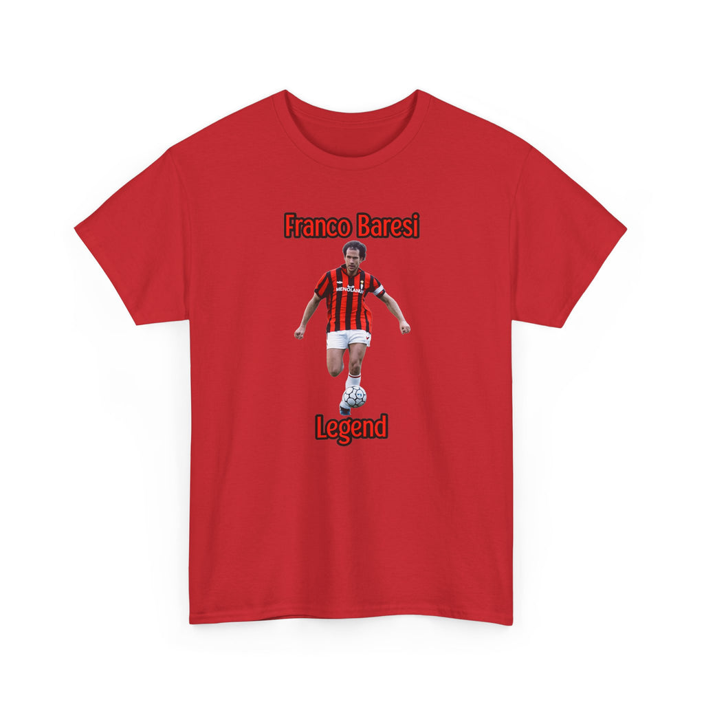 Franco Baresi Legend Tee — AC Milan Retro Soccer Graphic T-Shirt