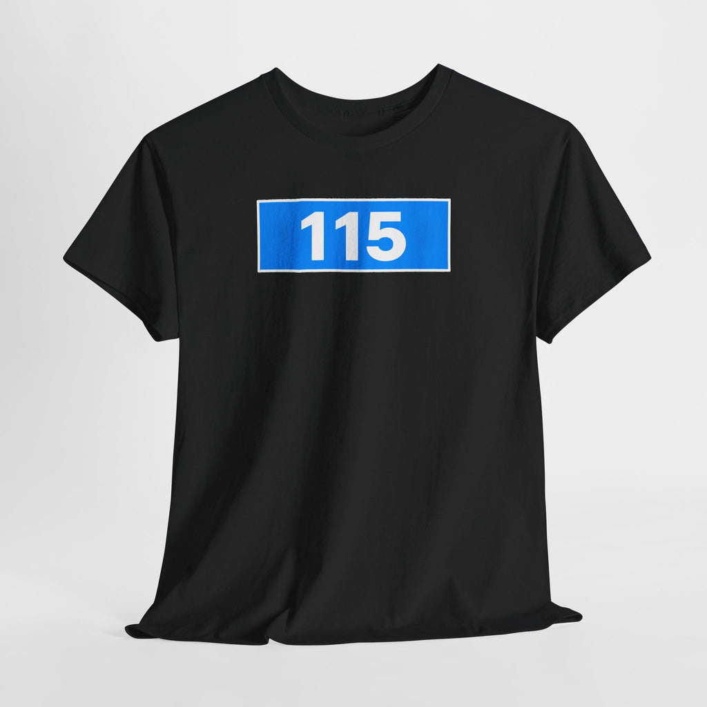 Manchester City 115 Inspired Minimalist Graphic Cotton T-Shirt