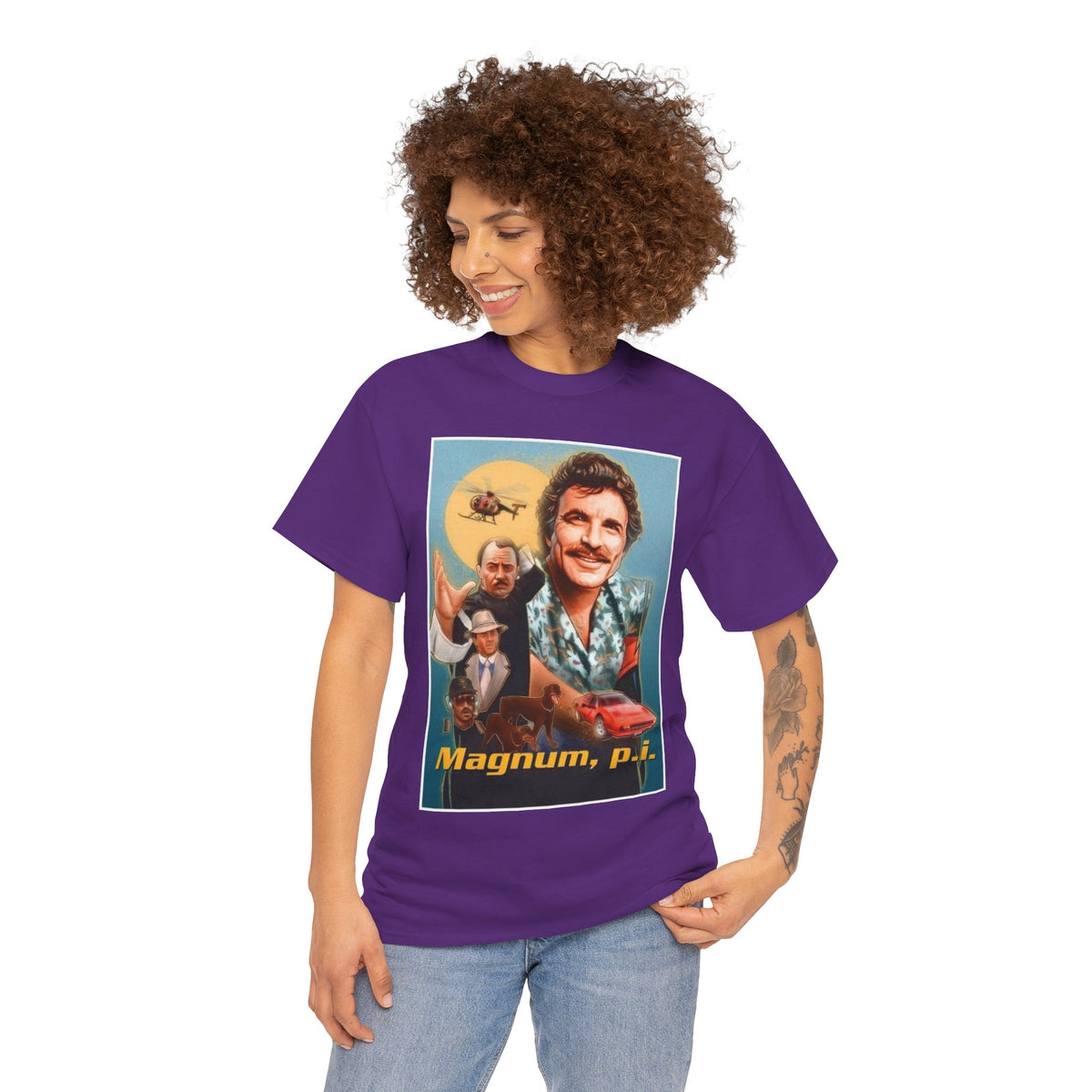 Magnum, P.I. Retro TV Show Inspired Cotton T-Shirt