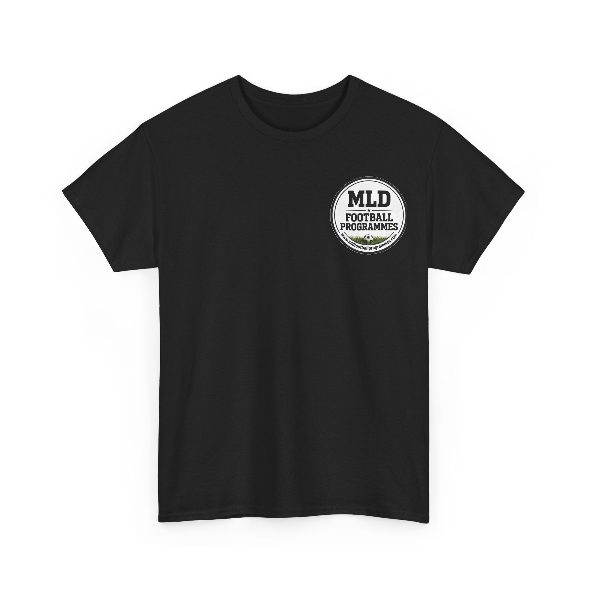 MLD Football Programmes Tee - Retro Logo Chest T-Shirt
