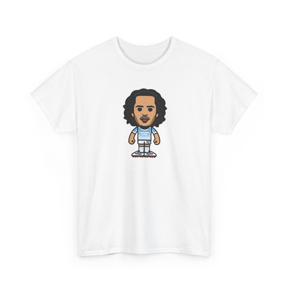 Ayyoub Bouaddi Manchester City Cartoon Character Cotton T-Shirt