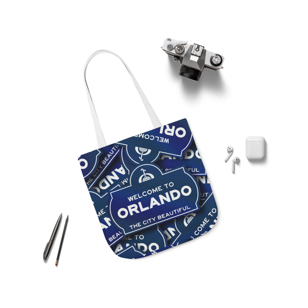 Orlando Welcome Sign Canvas Tote