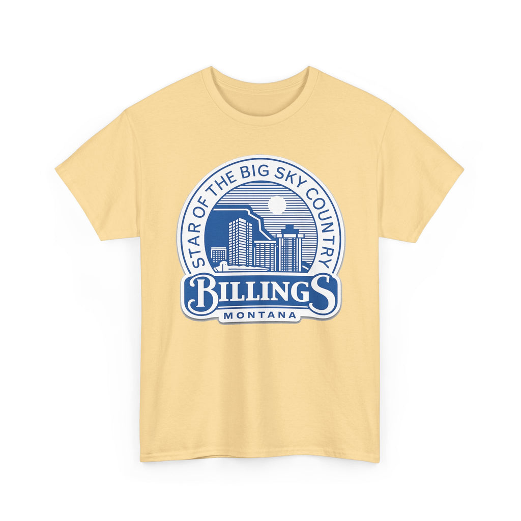 Billings Montana Tee — "Star of the Big Sky Country" Retro City Skyline T-Shirt