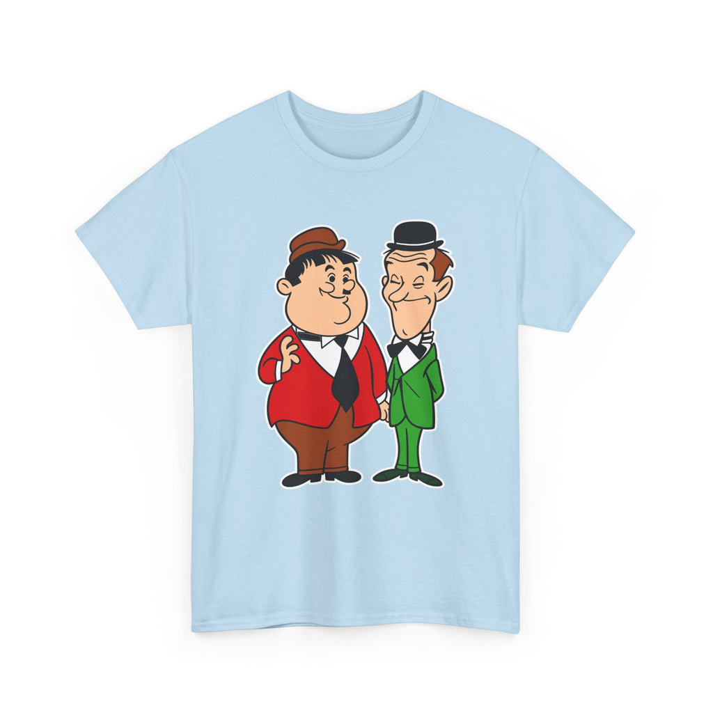Comedy Duo Vintage Cartoon Cotton T-Shirt