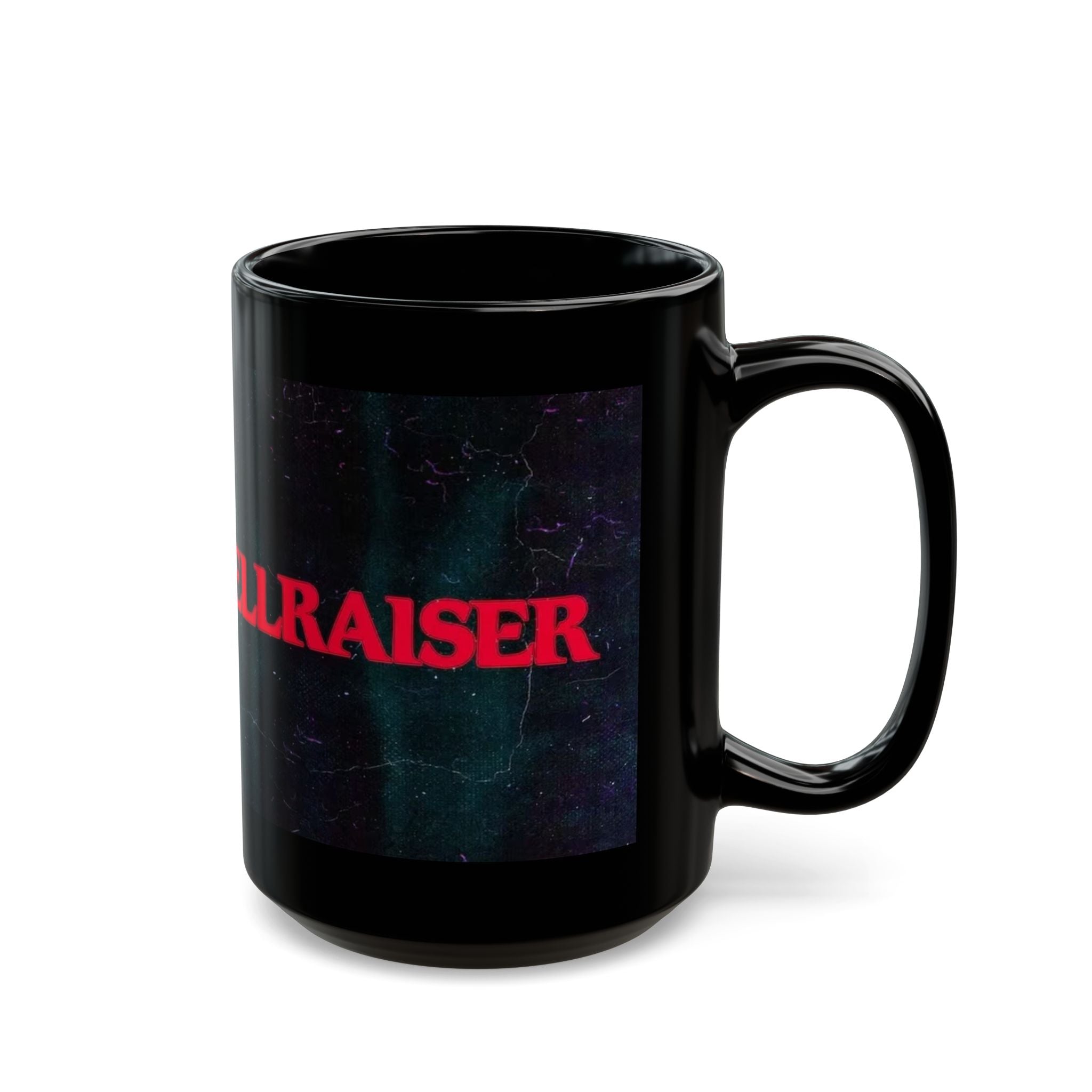 Hellraiser Movie Logo Black Coffee Mug — Horror Fan 11oz/15oz