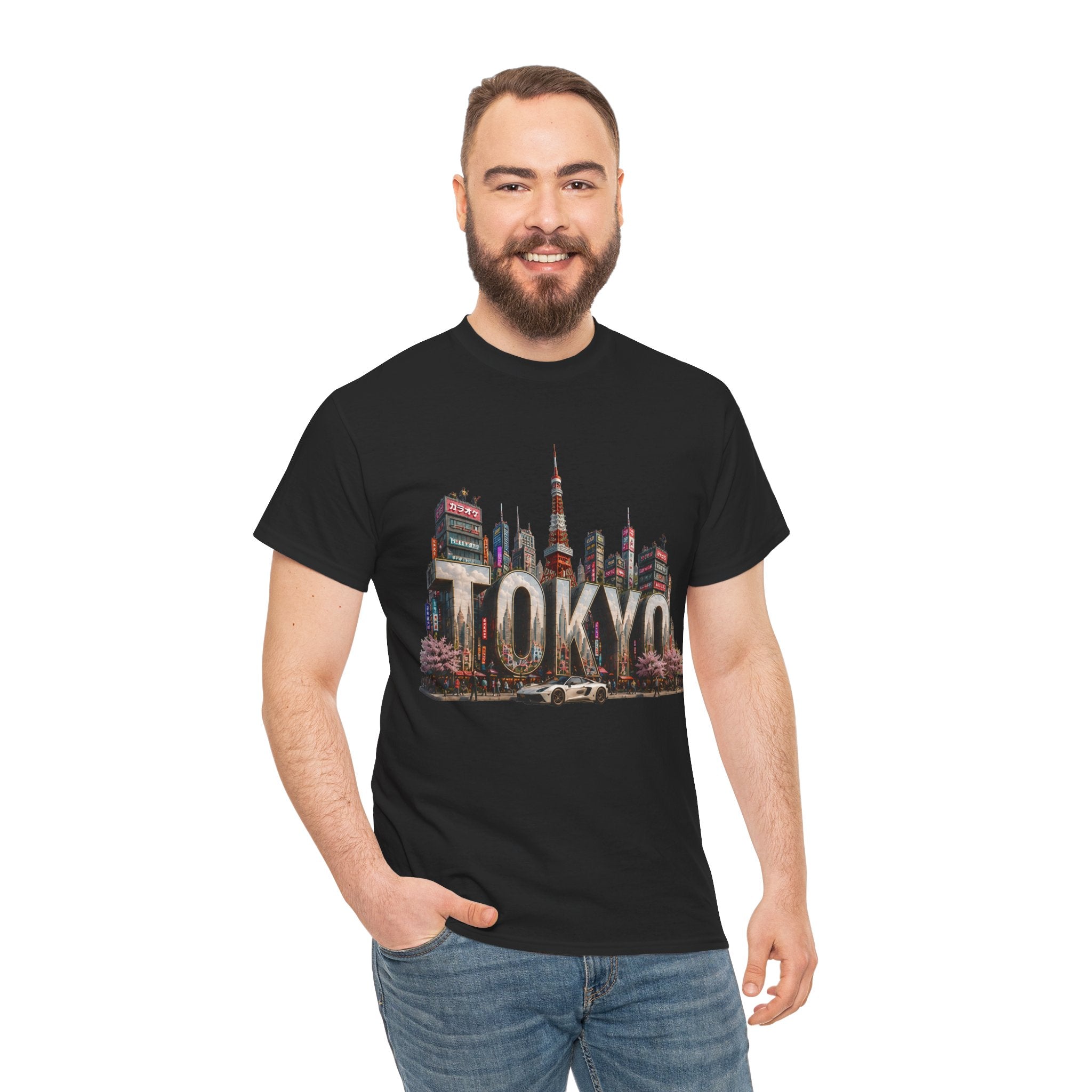 Tokyo Skyline T-Shirt — Vintage Cityscape Graphic Tee