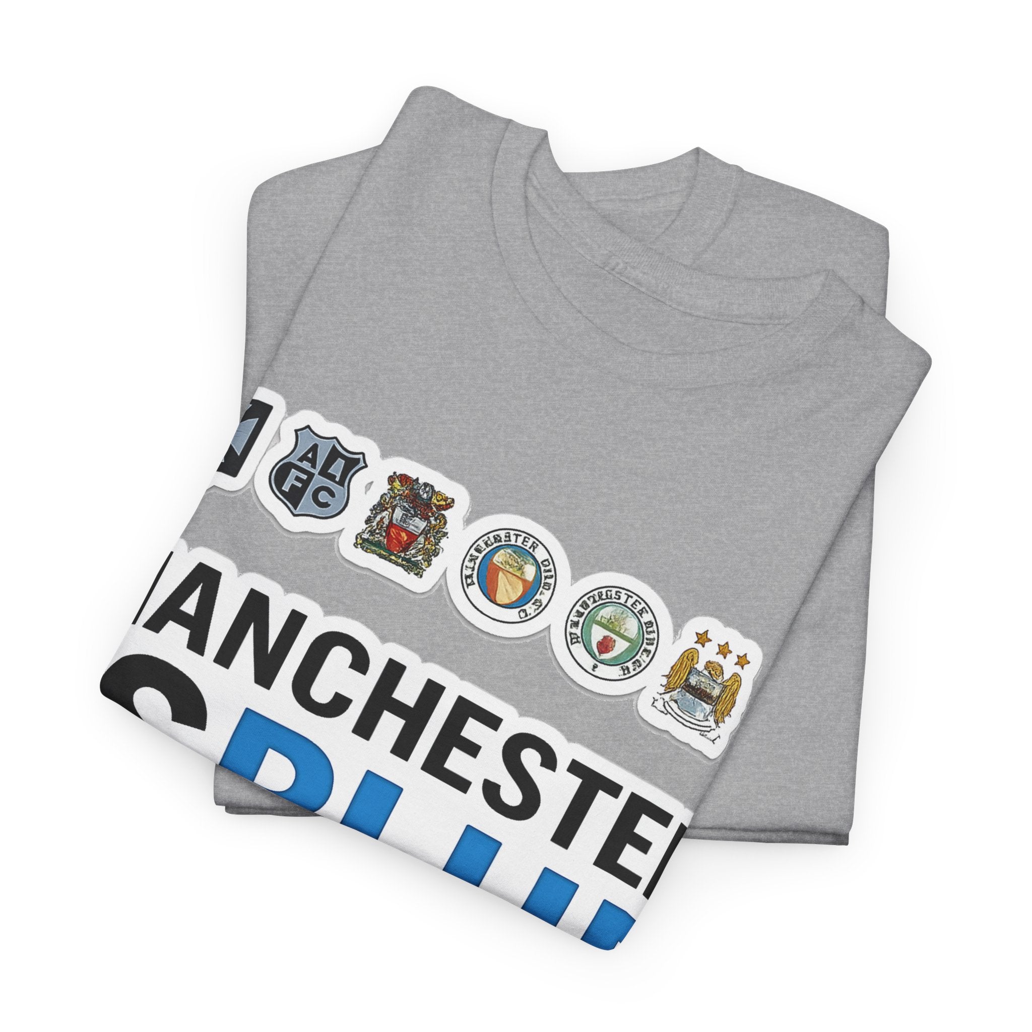 Manchester Is Blue Tee — Manchester City Supporter T-Shirt
