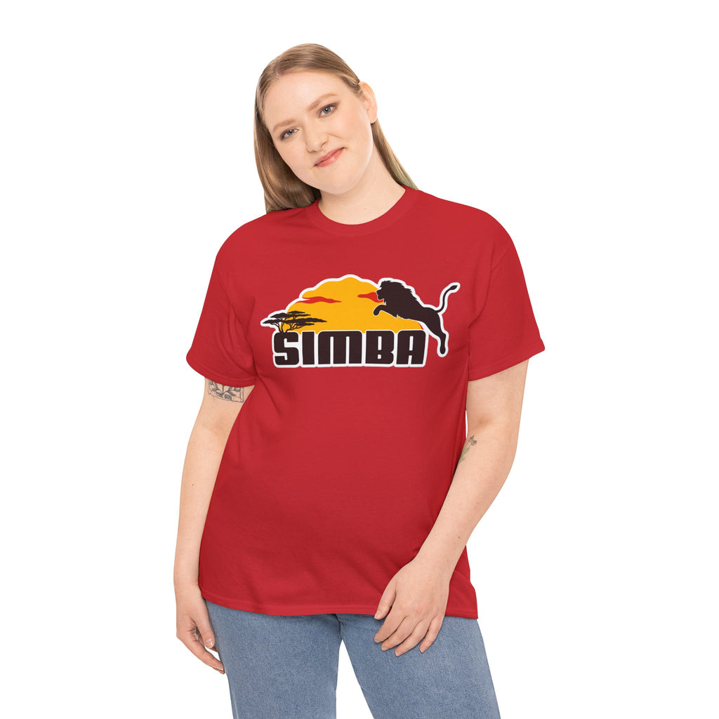 Simba Sunset Graphic Tee — Lion Silhouette Safari T-Shirt