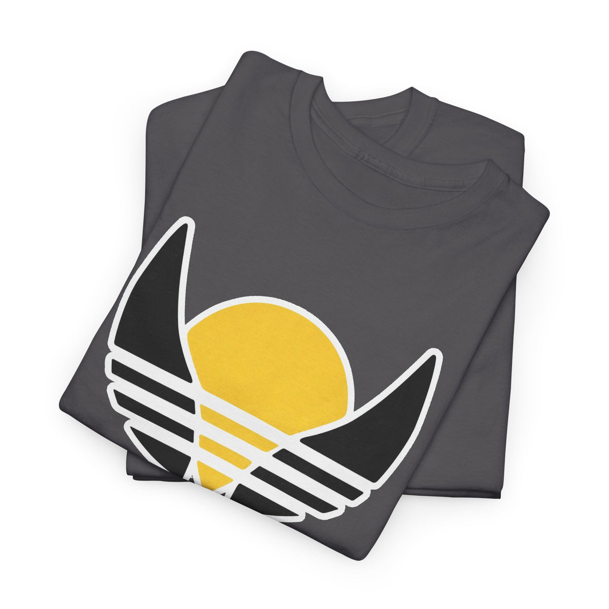T‑Shirt — 'logan' Retro Sunrise Logo Cotton Tee